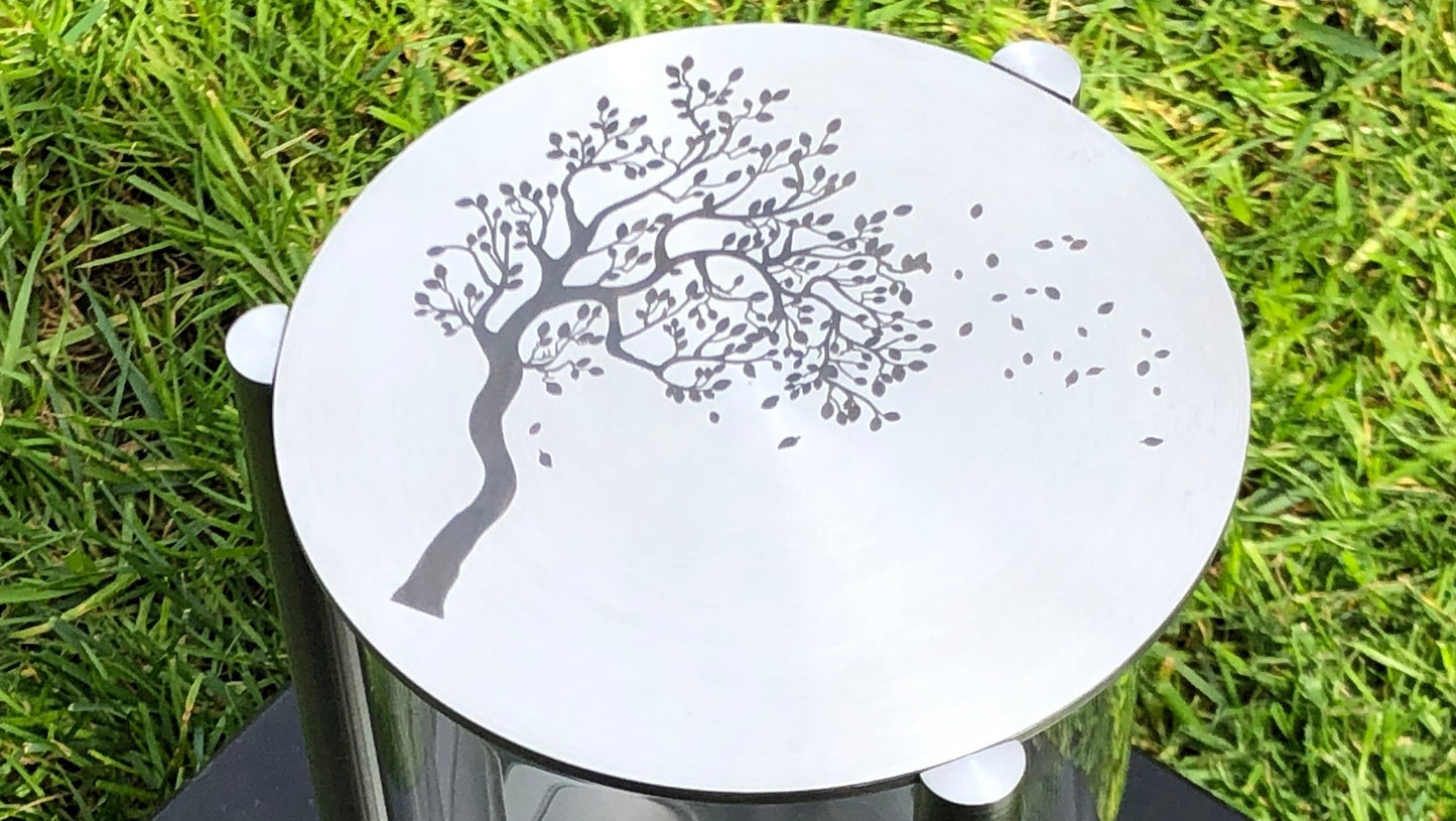 Grablaterne aus Edelstahl RIK10L