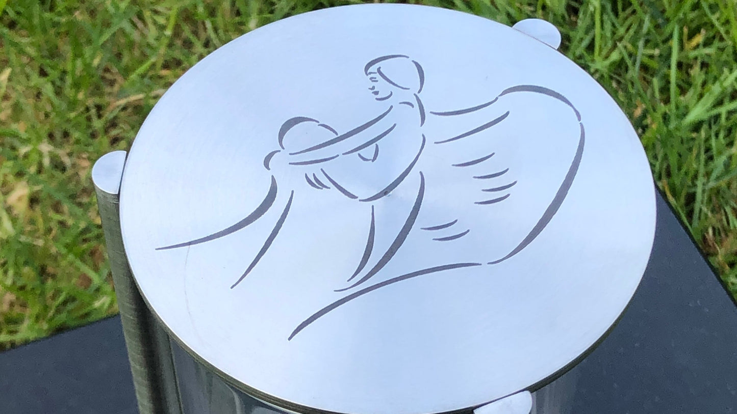 Grablaterne aus Edelstahl RIK10L